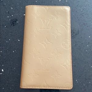 Authentic LV checkbook case